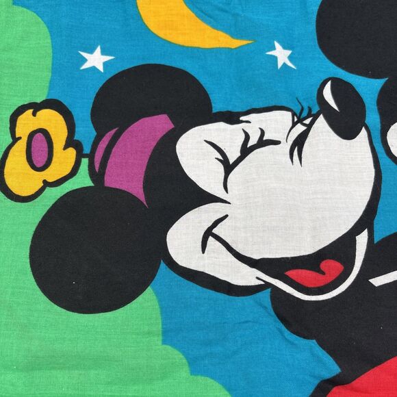 Mickey & Co. Vintage Mickey Minnie Mouse Scarf Bandana JG Hook Cotton 25" Square - Picture 4 of 8